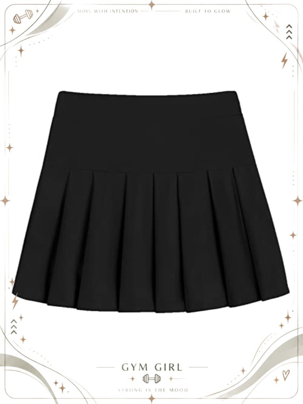 Girls Tennis Skirt with Shorts Athletic Pleated Skort Pockets Kids 4-13Y